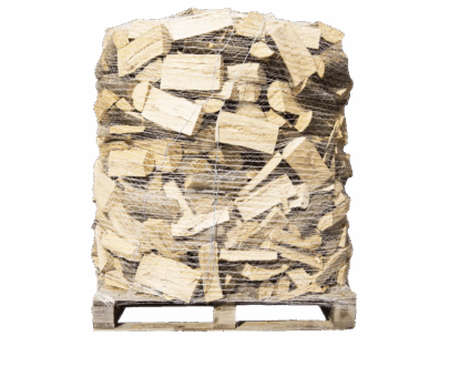 Buchen Premium Brennholz 25cm, rindenfrei auf Palette im Netz, ca. 1,6 srm / 1rm, 500 kg